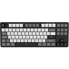 Nacario Hawk HK220 Membrane Rgb Kablosuz/bluetooth Siyah Beyaz Tkl Türkçe Klavye
