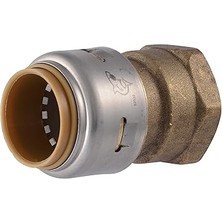 Nacario Sharkbite 3/4 x 3/4 Inç Fnpt Adaptörü, Pirinç Tesisat Bağlantı Elemanını Bağlamak Için Itin, Pe