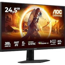Nacario Aoc 25G4SRE 24.5" 310Hz(Oc) 0.3ms HDMI Dp G-Sync Adaptivesync HDR400 Fhd Fast IPS Monitör