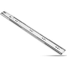 Nacario Samet Galvan Teleskopik Frenli Çekmece Rayı 46X350 mm