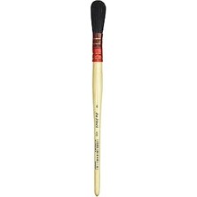 Nacario Da Vinci Siyah Keçi Kılı Oval Altın Varak Fırçası Seri 450 No:6