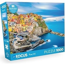 Nacario Focus 1000 Parça Puzzle - Cinque Terre
