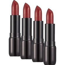 Nacario Porcelain Edition Lipstick Ruj (Deep Red 238) (4 Paketi)