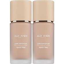 Nacario Alix Avien Kırışıklık Karşıtı Nemlendirici SPF30 Parlak Bitişli Fondöten Care Enhancer 806 Pale Apr