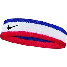 Nacario Nike N.000.1544.620.OS Swoosh Headband Habanero Havlu Saç Bandı,kırmızı - Saks - Beyaz Tek Ebat
