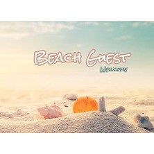 Nacario Beach Guest: Beach Guest Book Recording Your Guest Memories