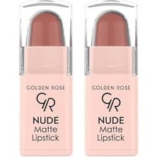 Nacario Nude Matte Lipstick (Mini) No:01 - Ruj 2li Paket