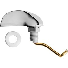 Nacario American Standard 7384730020A Sol El Metal Seyahat Kolu, Basınç Yardımcısı, Cilalı Krom