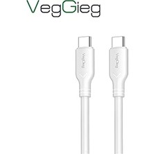 Nacario Veggieg 60W Type-C To Type-C Hızlı Şarj Data Kablosu 1.2 Metre