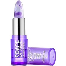 Nacario Essence Space Glow Color Changing Ruj, Mor, Renk Uyumlu, Ekspres Sonuç, Parıltılı, Vegan, Clean Bea