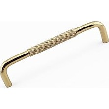 Nacario Tırtıklı Altın Gold Metal Kulp 160 mm 16 cm Mobilya Çekmece Dolap Dolabı Kapak Kulpları