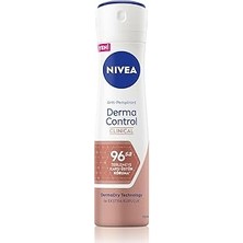 Nacario Nivea Derma Control Clinical Kadın Sprey Deodorant 150ML,96 Saat Üstün Koruma,dermadry Technology I