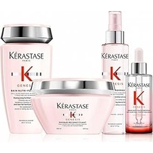 Nacario Genesis Saç Dökülme Önleyici Set, Şampuan 250ML + Maske 200ML + Termik Sprey 150ML + Fort