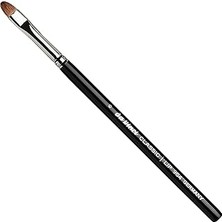 Nacario Da Vinci Cosmetics Serisi 964 Klasik Dudak Fırçası, Oval Rus Kırmızı Samur, Boyut 6, 11.6 Gram
