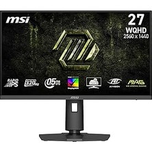 Nacario Msi 27" Mag 274QPF X32, Monitör, Wqhd, 16:9 Flat, Rapid Ips, 320Hz, 0.5ms (Gtg, Min.), Adapt