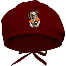 Nacario Cool Dog Baskılı Cerrahi Bone - Doktor Hemşire Bonesi Hastane Bonesi