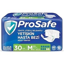 Nacario Prosafe Belbantlı Hasta Bezi Orta (M) 30 Adet