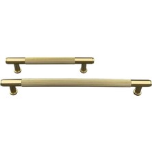 Nacario System 9226 Çizgili Kulp Gold Branch Renk 128 mm Çok Renkli