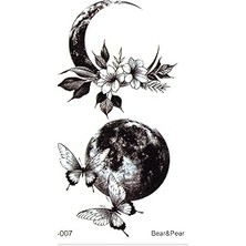 Nacario Bearpear Renkli Dövmesi, Geçici Dövme Tattoo