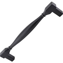 Nacario 10 Adet Kare Kulp Mobilya Mutfak Dolabı Çekmece Dolap Kapak Kulpu Kulbu Siyah (96 Mm-9.6 Cm) Metal