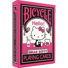 Nacario Bicycle Hello Kitty 50TH Anniversary, Siyah Pembe Oyun Kartları