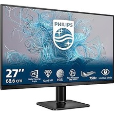 Nacario 27E2N1500L 27" 75Hz 4ms Hdmi+Dp Hdr Wqhd Adaptive-Sync IPS Vesa Monitör