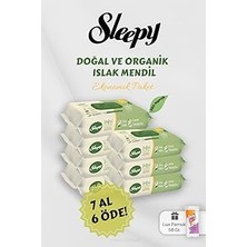 Nacario Sleepy Organik Islak Mendil 7 Al 6 Öde Hediyeli