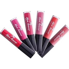 Nacario Mon Amour Matte Liquid Lipstick Pastel Daylong Waterproof Mat Likit Ruj 10 Saat Kalıcı (04 Mulberry