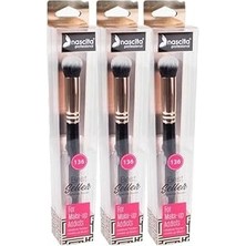 Nacario Professional Oval Yapılı Kapatıcı Fırçası x 3