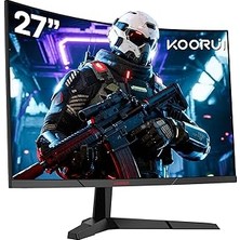 Nacario Koorui 27 Inç Oyun Monitörü Qhd (2560 x 1440) | 180 Hz Ekran | 1 Ms | Adaptive-Sync | HDMI Dp Ka