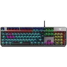 Nacario Blueforce Shooter Rainbow Mekanik Klavyesi Red Switch Q Türkçe