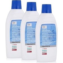 Nacario 3 x Kireç Çözücü Sıvı 500 ml Tam Otomatik Kahve Makinesi