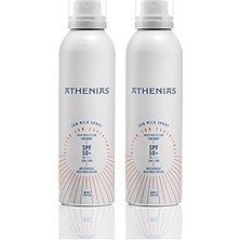 Nacario Sun Milk Spray SPF50+ Tüm Cilt Tipleri Için Uva Uvb Yüksek Korumalı Güneş Kremi 200 ml x 2 Adet