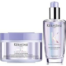 Nacario Blond Absolu Saç Bakım Seti, Le Bain Cicaextreme Şampuan 250ML + Huile Cicaextreme Bakım