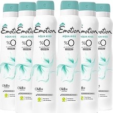 Nacario Emotion Aqua Kiss Kadın Alüminyumsuz Vegan Deodorant 6X200 ml
