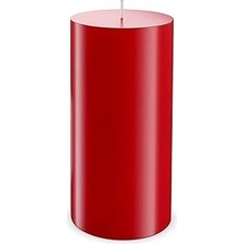 Nacario Simagift Simagift Bozkurt Mum Silindir Mum 10CM Çap x 40CM Boy Dev Mum 10X40 cm Silindir Mum 10X40