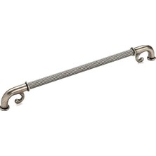 Nacario System 4645 Kulp Eskitilmiş Mat Gümüş Renk 320 mm Antik Gümüş Tek Ebat SSY4645 0320 Osm-Osm