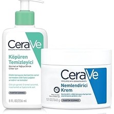 Nacario Yüz Vücut Bakım Seti, Köpüren Temizleyici 236 ml + Nemlendirici Krem 340 gr