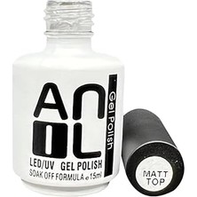 Nacario Anil Professional Cosmetics Matt Top Coat - Mat Uzun Süre Kalıcı Son Kat - Tırnak Bakımı (Matt T