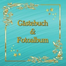 Nacario Gästebuch & Fotoalbum Zum Geburtstag Geburtstagsfotoalbum Happy Birthday Party Erinnerungsbuch Gebu