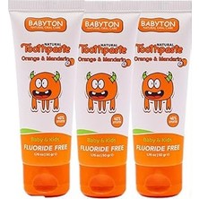 Nacario Babyton Doğal Portakal&mandalina Macunu 3'lü Set 50 gr