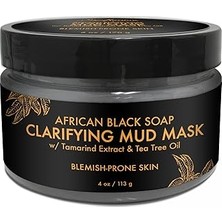 Nacario Shea Moisture Afrika Siyah Sabunu Çamur Maskesi 113GR