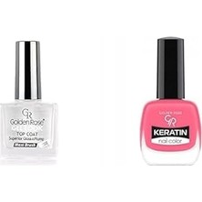 Nacario Gel Look Top Coat & Oje Seti
