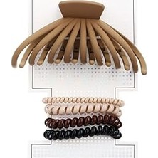 Nacario Miniso Spiral Lastikli Toka Seti (5 Adet)