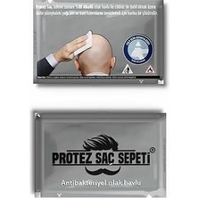 nacario protez saç cilt temizliği ıçin%99  alkollü ıslak havlu 10 adet