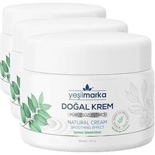 Nacario Yeşilmarka Doğal Pürüzsüzleştirici Krem (3 Paketi)