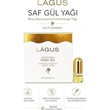Nacario Lágus Saf Gül Yağı Rosa Damascena Aromaterapi Yağı Çakrası Cilt Nemlendirici 1 ml