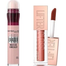 Nacario New York Instant Anti Age Eraser Kapatıcı- 05 Brighten & New York Lifter Glos