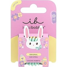 Nacario Invisibobble Easter Chasing Rabbits 3 Adet Saç Lastiği