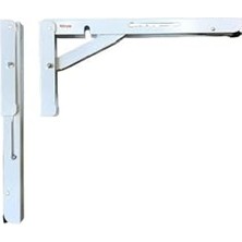 Nacario Mandallı Katlanır Masa Ayağı 1 Çift Beyaz 30 cm